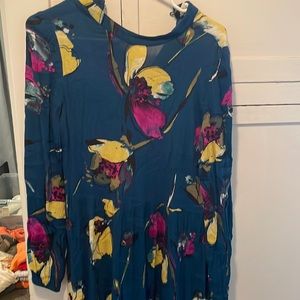 Long sleeve maxi floral dress